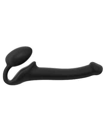 Безремневой страпон Strap-On-Me Black S, полностью регулируемый, диаметр 2,7см Sex Aura Киев