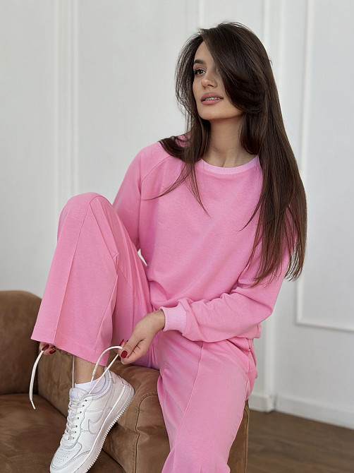 Женский спортивный костюм с широкими штанами Барби XS/S Харьков - изображение 5