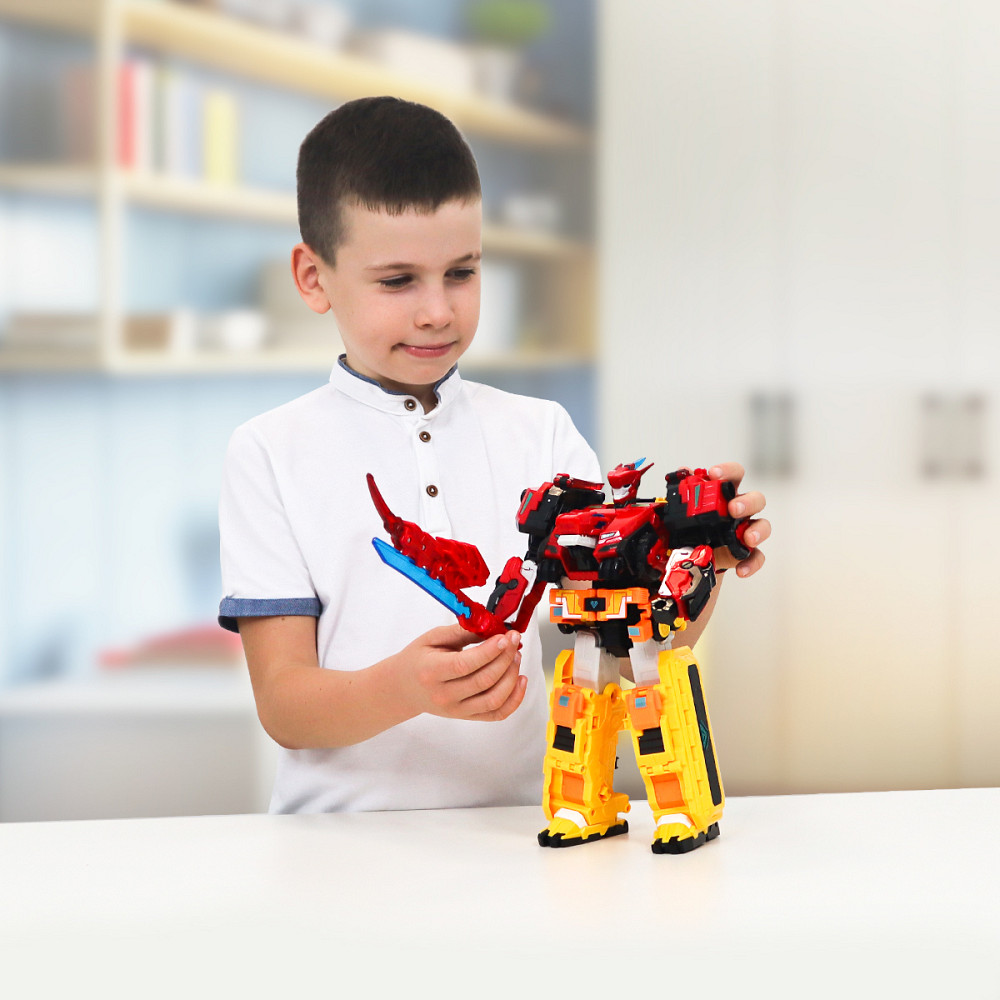 Ігровий набір з роботом-трансформером Dinoster – Раптор Трон Дніпро - фото 10