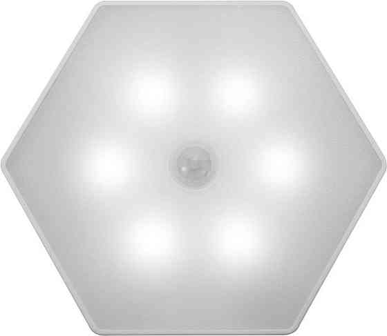 Лампа нічна з датчиком руху VOREL: акумул. Li-Pol 3,7 В, діодна, 1 Вт, 50 Lm, з магнітом [25/100] Одеса