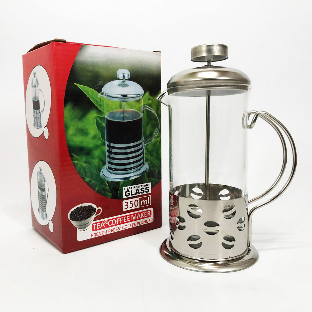 Чайник заварювальний френч прес Unique, Багаторазовий френч-прес, Френч-прес для ароматного чаю FB-49 Івано-Франківськ - фото 1