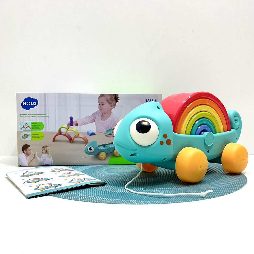 Каталка HOLA хамелеон-пірамідка (HA795700) Чернігів - фото 3