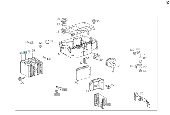Mercedes-Benz  A0255452032 Блок управління 5 ступінчастою АКП EGS52 E-class W210 SL-Class R129 CLK Coupe C208 CLK Cabriolet A208 E-class S210 Одеса