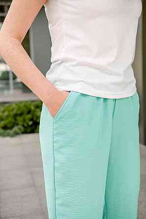 Штани жіночі, літні, м'ята 44/46 (M) топ Юрма Одяг Київ