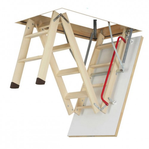 Дерев'яна яні сходи на горище Fakro LWK Plus Київ - фото 5