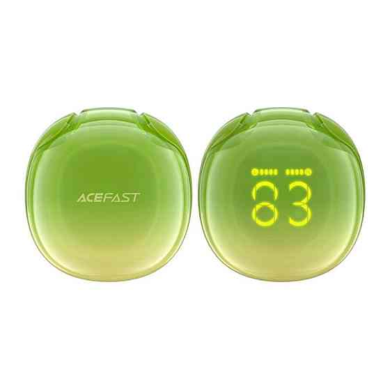 Бездротові навушники ACEFAST T9 Crystal (Air) color bluetooth earbuds Avocado Green Київ