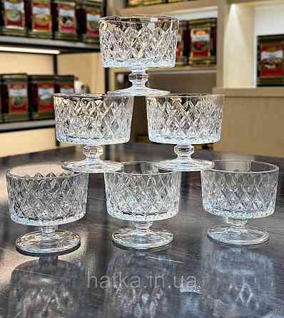 Набір келихів креманок 6 шт "Kercheh" 290 мл прозорий для дому та ресторану Київ