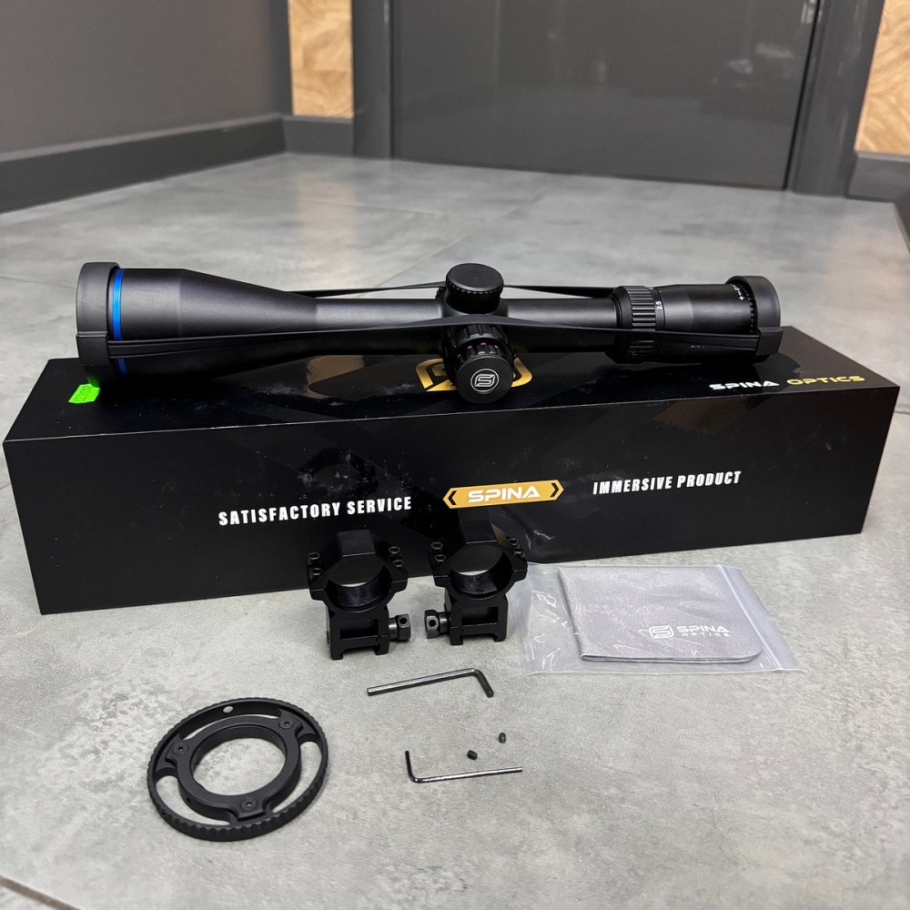 Оптический прицел Spina Optics SCOL-7, 2.5-20x50 SF IR, с креплением (кольца), подсветка Solmir Киев - изображение 8