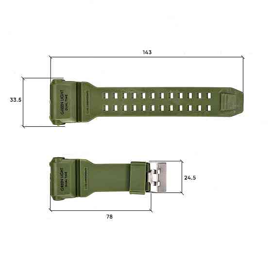 Ремешок для часов Skmei 1520AG Army Green SBR Киев