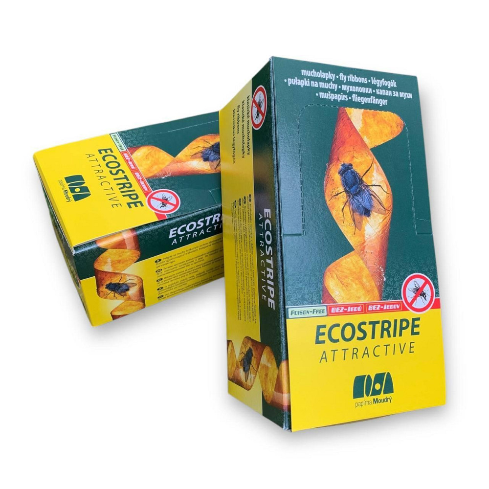 Клейка стрічка від мух Ecostripe Чехія  мухоловка Харків - фото 2
