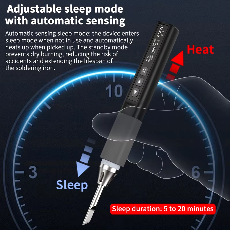 Паяльник Zoyi ZT-N1 USB PD 96W + 1 жало Винница - изображение 9