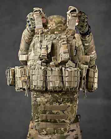 Плитоноска 4 швидкі скидання Cordura піксель ВТ7930 Київ