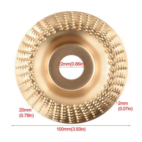 Шлифовальный обдирочный альфа диск 100x22мм Закруглённый карбид вольфрама для УШМ болгарки Киев - изображение 5