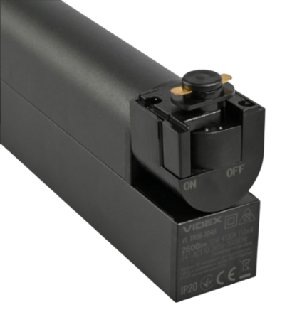 LED Світильник трековий 30W 4100К 220V VL-TR06-304B Videx Житомир