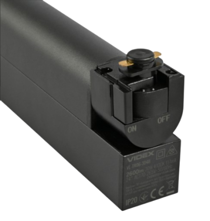 LED Світильник трековий 30W 4100К 220V VL-TR06-304B Videx Житомир - фото 4