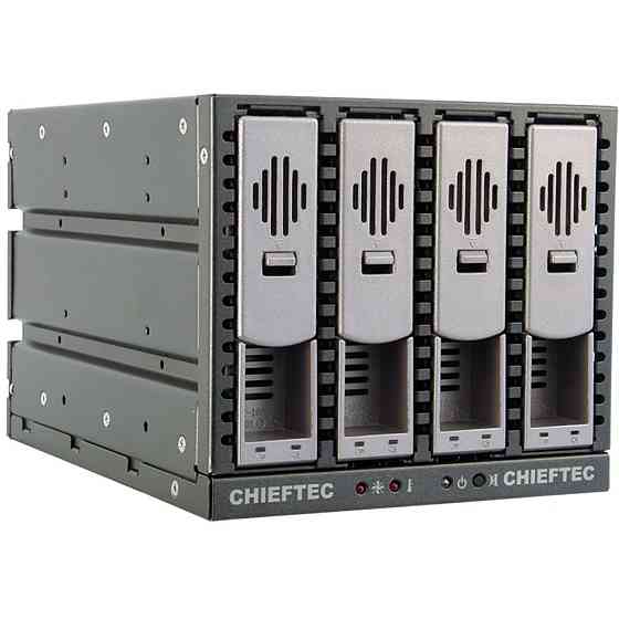 Бекплейн Chieftec SST-3141SAS 3x5.25" -> 4x3.5" HDDs Hot-Swap Aluminium Винница