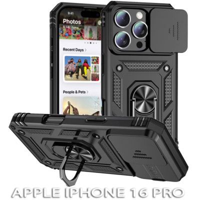 Чехол для мобильного телефона BeCover Military Apple iPhone 16 Pro Black (712155) Винница - изображение 1