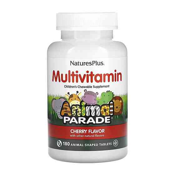 Мультивитамины для детей Nature's Plus Animal Parade Animal Parade 180 tabs вишня Киев