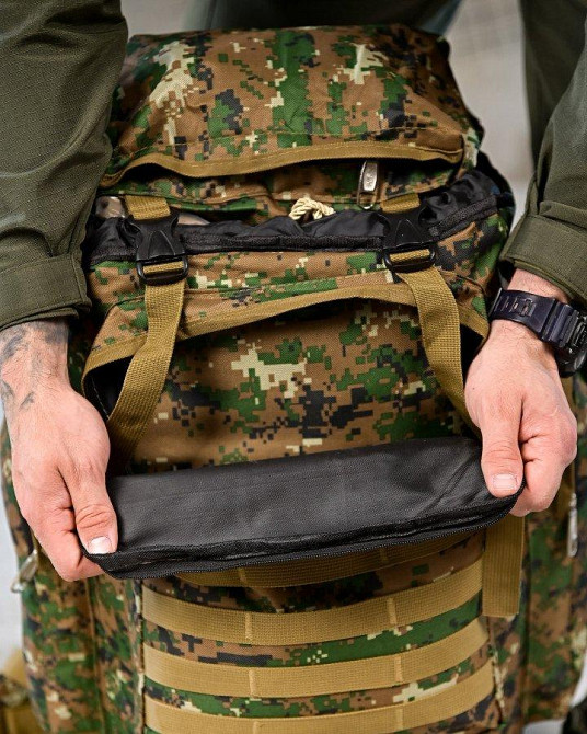 Рюкзак тактичний 50 л Darvall pixel green ПП4629 Одеса - фото 7