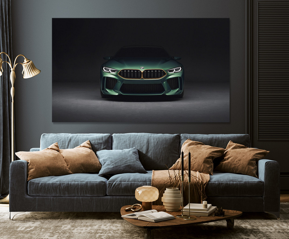 Картина холст в гостиную / спальню  BMW       MLP_60 90х180см Киев - изображение 3