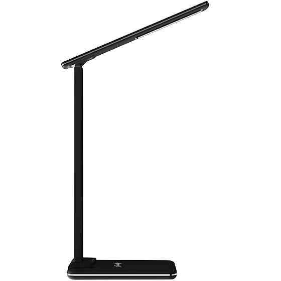 LED лампа настільна Media-Tech LEDITOU MT222K, 4W 6500K, 15W QI з вбудованим WRL, чорна Вінниця