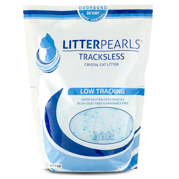 Litter Pearls TrackLess ЛІТТЕР ПЕРЛС ТРАКЛЕС кварцовий силікагелевий наповнювач для туалетів котів Київ - фото 1