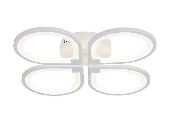 VALESO Люстра стельова світлодіодна VALESO 1143/4, LED 104W, з пультом, Білий Коломыя