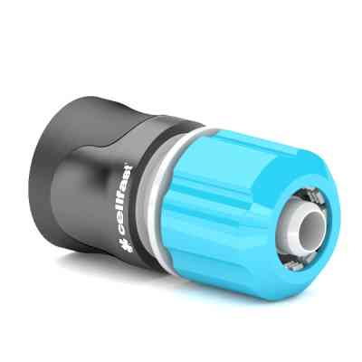 Конектор для шланга Cellfast ERGO 1/2&quot; з аквастопом (53-120) Вінниця