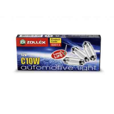 Автолампа Zollex C10W 12V 35mm Винница