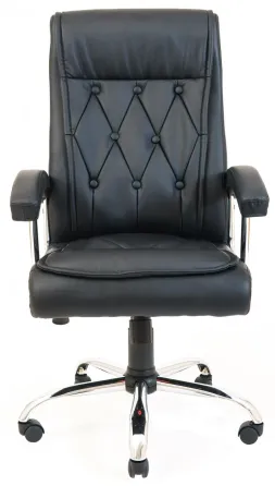 Офисное Кресло Руководителя Richman Telavi Fly 2230 Хром М3 MultiBlock Черный Киев