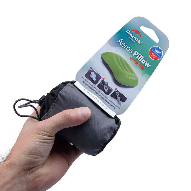 Подушка надувная Naturehike Ultralight TPU NH17T013-Z, зеленая Ровно - изображение 4