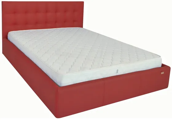 Кровать Chester New Comfort 140 х 200 см Fly 2210 С подъемным механизмом и нишей для белья Красный Киев