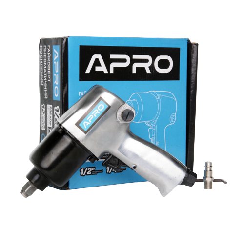 Гайковерт пневматичний 1/2" 610Нм 212л/хв 6 бар APRO Житомир