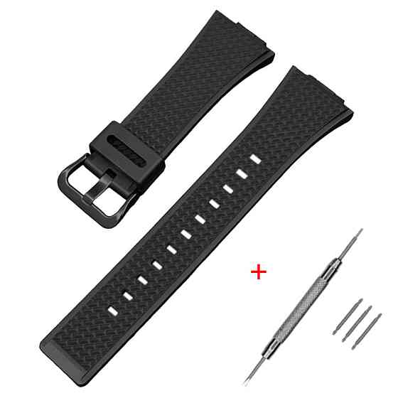 Ремешок для Casio G-Shock GA-100/110 Black BK SBR Киев