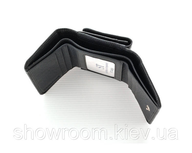 Жіночий шкіряний гаманець (4031) чорний Київ - фото 3