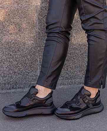 Abbi Кроссовки ABBI черные натуральная кожа размер 38 (4135) Коломия