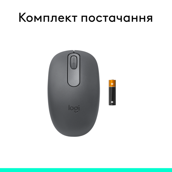 Миша Logitech M196 Bluetooth Graphite (L910-007459) (7031695) Киев