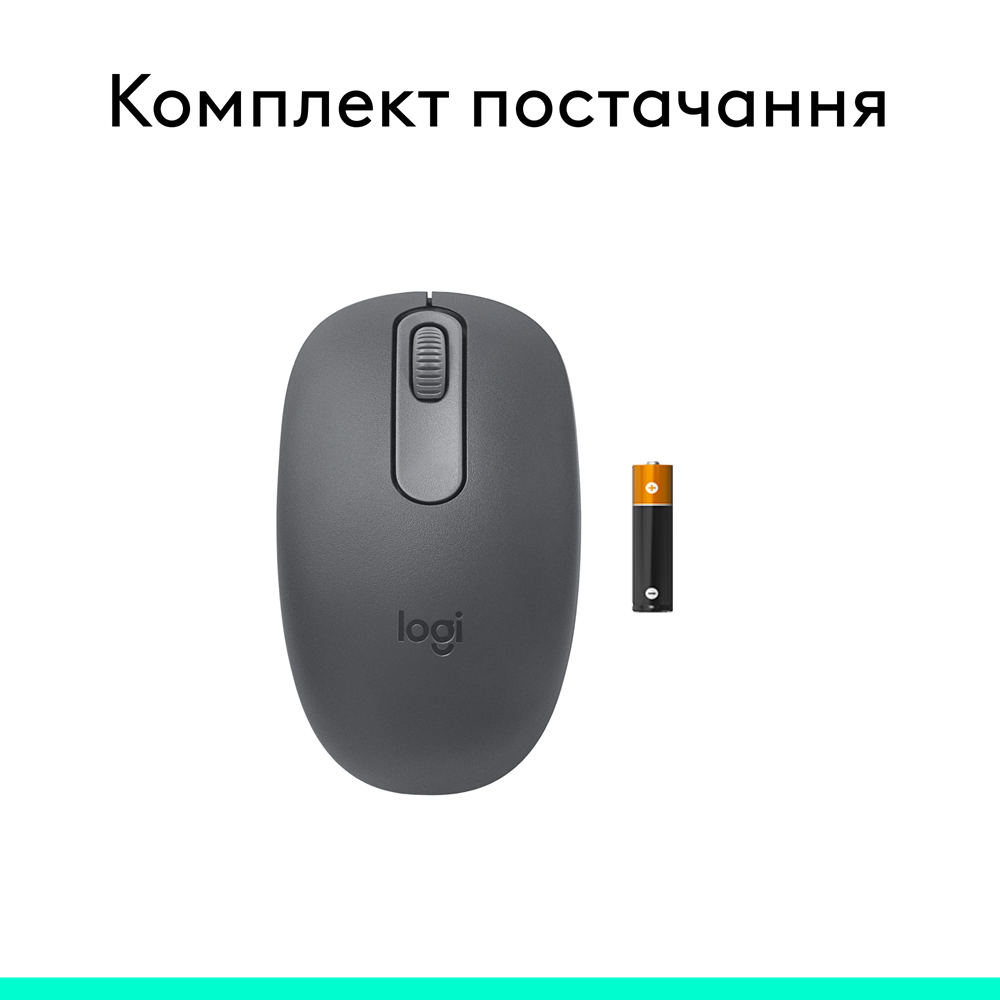 Миша Logitech M196 Bluetooth Graphite (L910-007459) (7031695) Киев - изображение 5