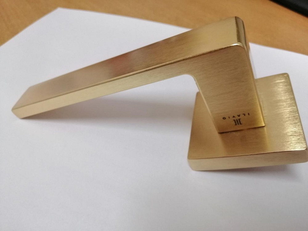 Ручка дверна ILAVIO 2036 Латунь матова Київ - фото 3