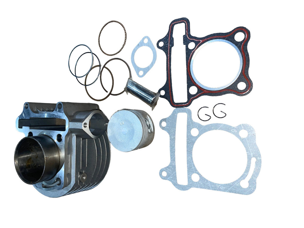 Цилиндр в сборе скутер китай 4 т 125 (Ø52) Тайвань Мукачево - изображение 1