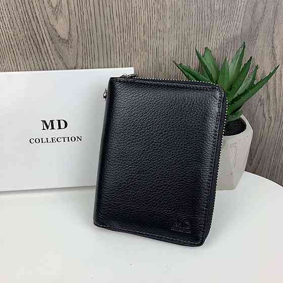 Шкіряний чоловічий клатч портмоне MD Collection Туреччина. Багатофункціональний гаманець для чоловіків люкс ( 28155 ) Харьков