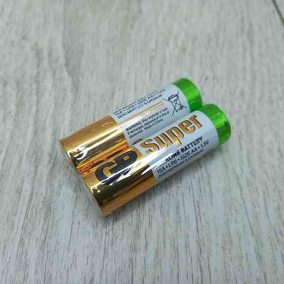 Батарейки GP Super Alkaline AA/LR6 1.5V — лужні пальчикові, паковання 2 штуки Харків