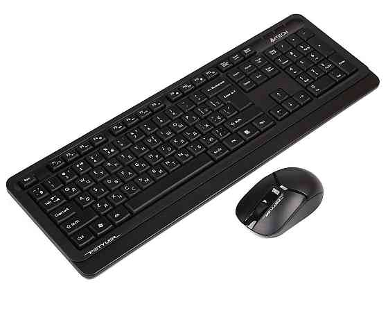 Комплект (клавіатура, миша) бездротовий A4Tech FG1012S Black/Grey Сірий Харків