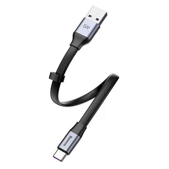 Кабель USB Type-C Baseus CATMBJ-BG1 (0,23 м, 5 А 40 В) Миколаїв