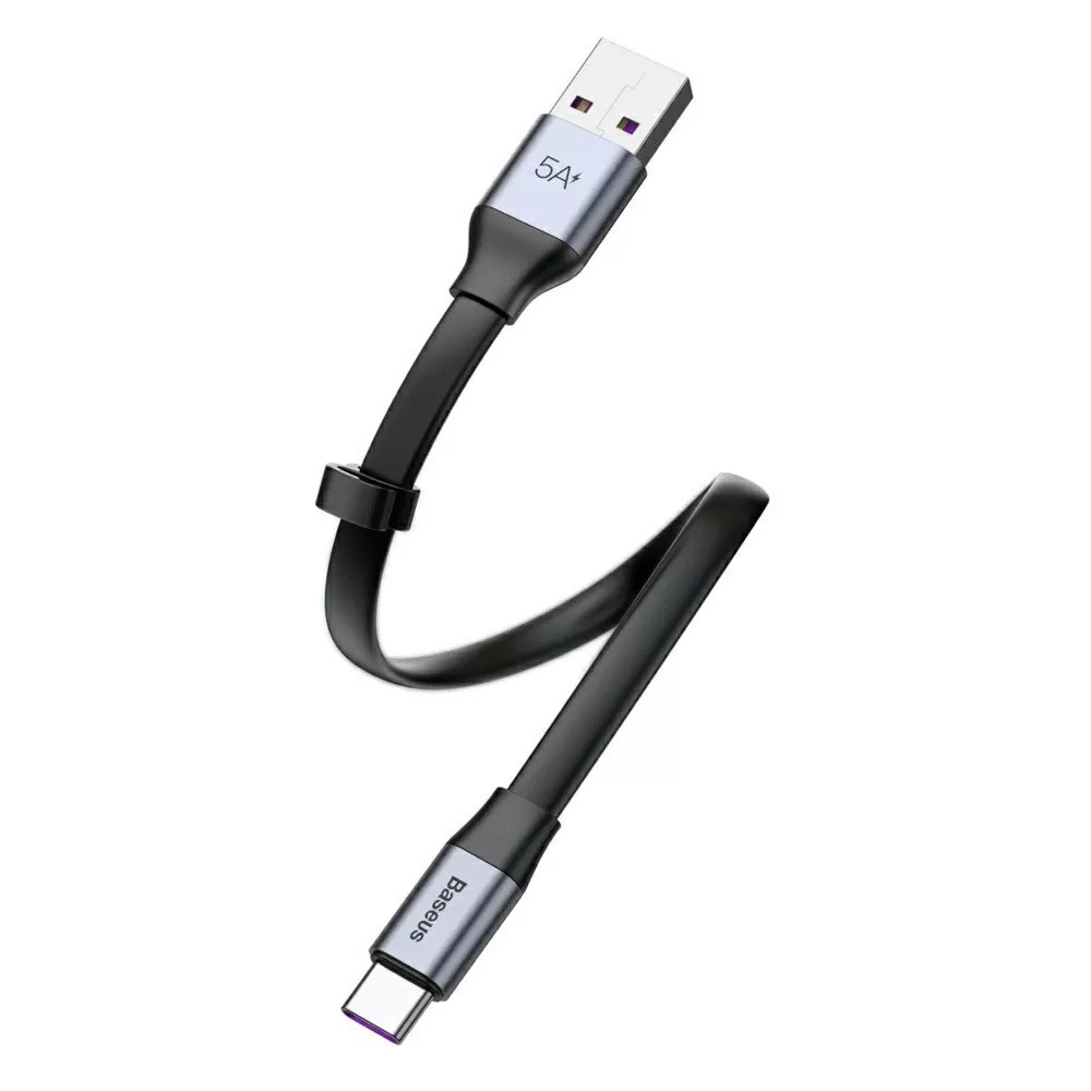 Кабель USB Type-C Baseus CATMBJ-BG1 (0,23 м, 5 А 40 В) Миколаїв - фото 4