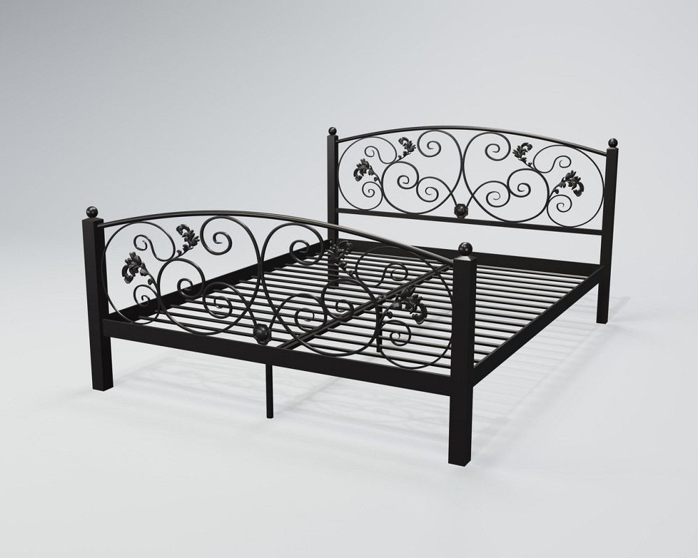 Двуспальная металлическая кровать Магнолия от ТМ Теnero 180х190, Каркас метал расстояние 8 см., Без ящика Харьков - изображение 5