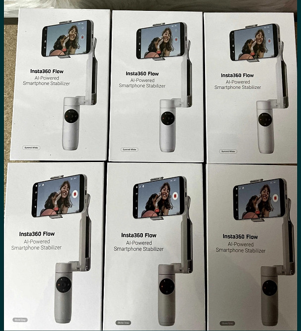 Монопод - Стабилизатор : Insta 360 Flow Standalone White /Stone Grey . Новые ! Харьков - изображение 2