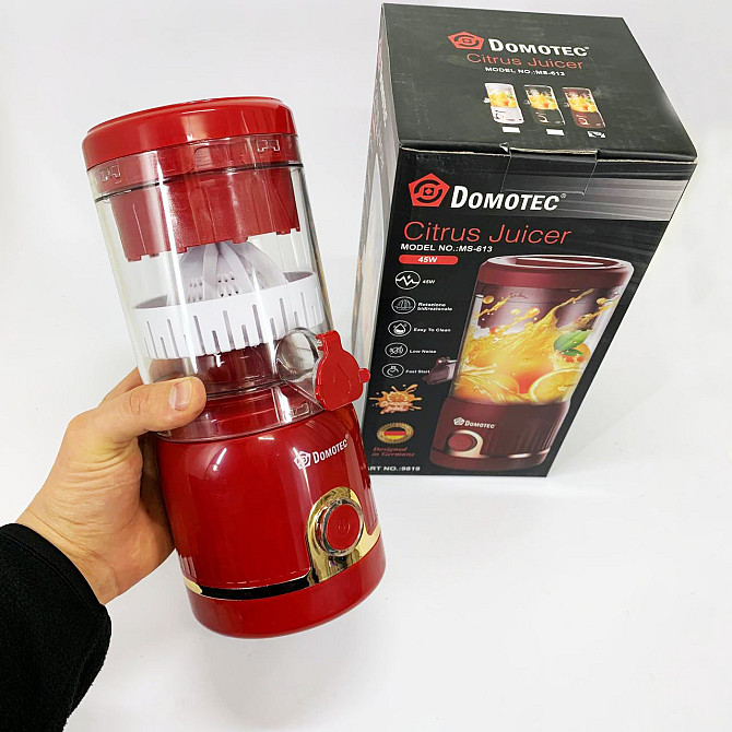 Соковыжималка для яблок и моркови Domotec, Аппарат для приготовление сока Соковыжималка томатов ZT-58 Одесса - изображение 5