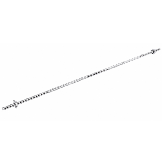 Гриф для штанги MDbuddy 218 см с диаметром 25 мм хромированный Киев
