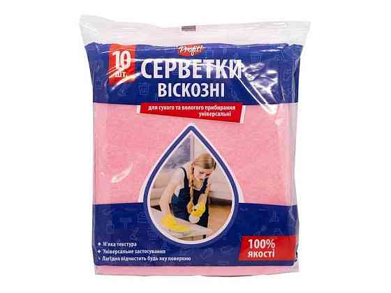 Серветки для прибирання 10шт ТМ Profit! Киев